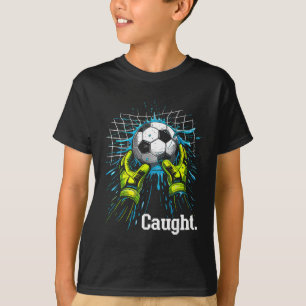 Soccer Goalie Tee Kids Boys - Myth Caught Dashing
