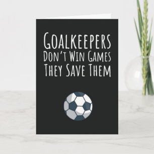 Soccer Goalkeeper Card