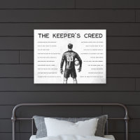 Soccer Goalkeeper Creed Monogram White