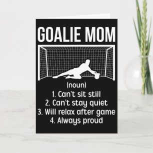 Soccer Goalkeeper Mom Definition Soccer Goalie Mot Card