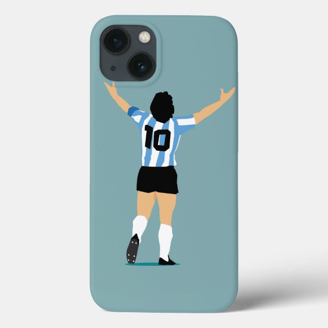 Soccer God The Greatest Of All Time Case-Mate iPhone Case (Back)