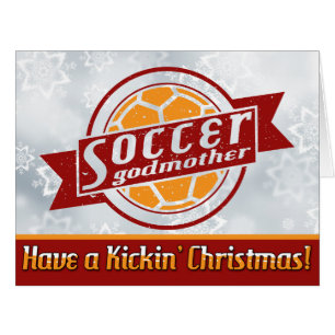 Soccer Godmother Christmas Card