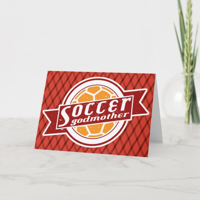 Soccer Godmother Holiday Card (Front)