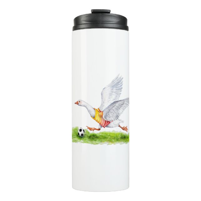Soccer Goose Thermal Tumbler (Front)