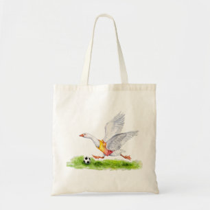 Soccer Goose Tote Bag