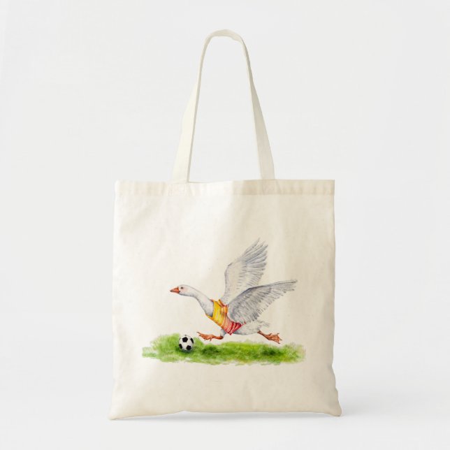 Soccer Goose Tote Bag (Front)