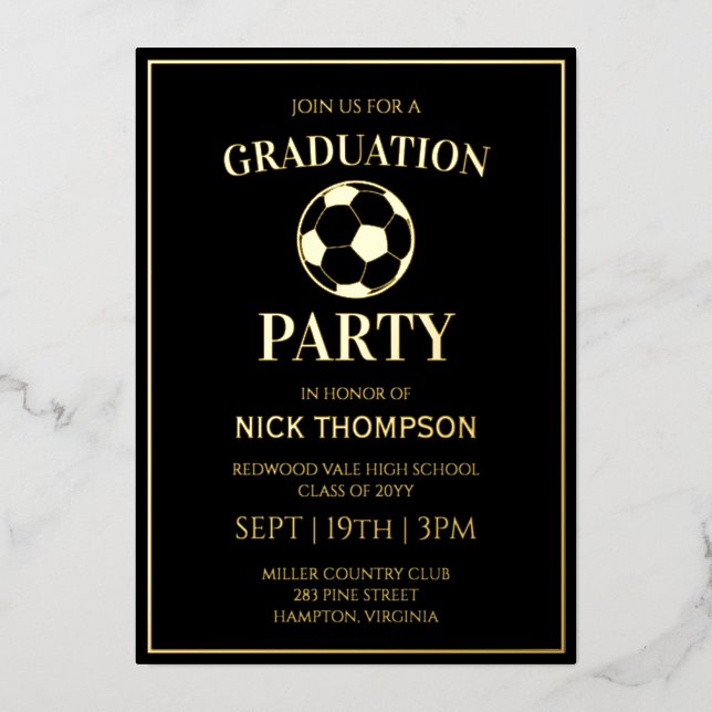 Soccer Graduation Party (Front)