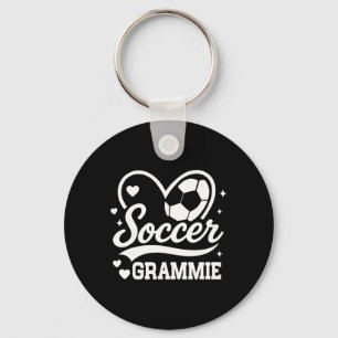 Soccer Grammie Heart Love Soccer Player Keychain