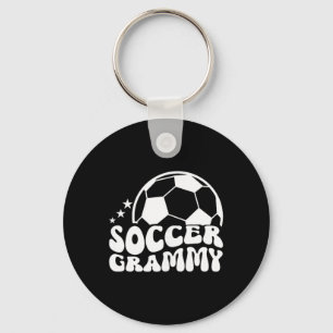 Soccer Grammy Groovy Grammy Of A Soccer Player Gra Keychain