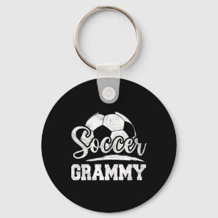 Soccer Grammy Soccer Player Game Day Mother's Day Keychain
