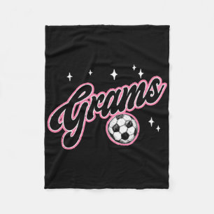 Soccer Grams Funny Soccer Player Grams Fleece Blanket