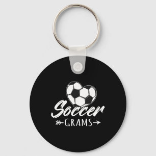 Soccer Grams Matching Family Soccer Lover Keychain