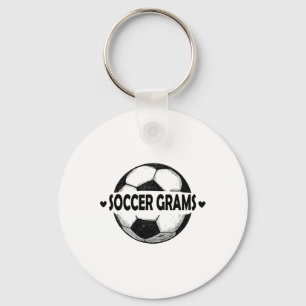 Soccer Grams Soccer Player Sports Team Keychain