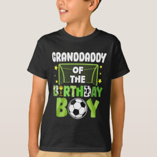 Soccer Granddaddy Birthday Boy Party Soccer Family T-Shirt