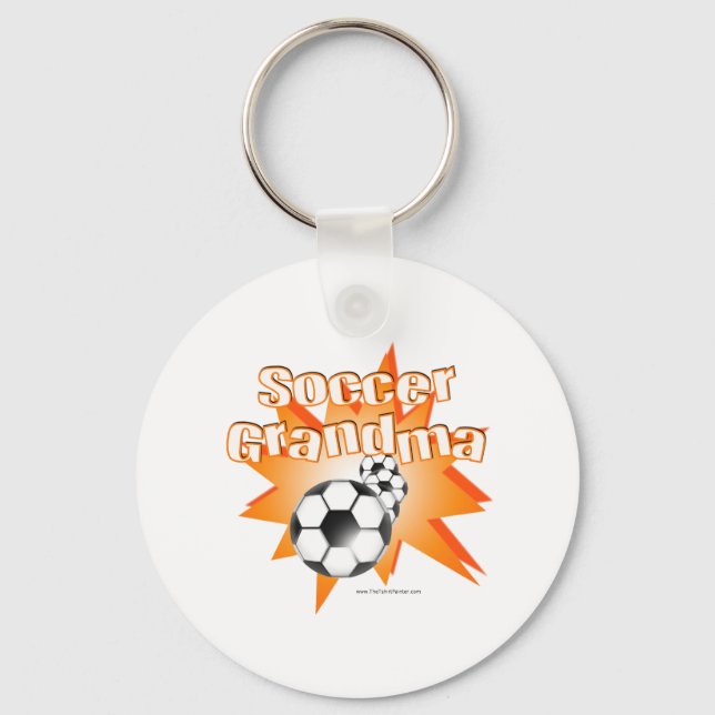 Soccer Grandma Keychain (Front)