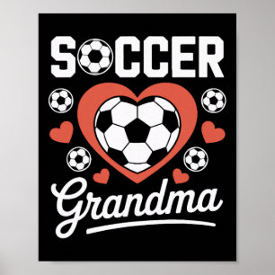 Soccer Grandma Loud Proud Dedicated Soccer Players Poster