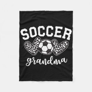 Soccer Grandma Soccer Grandmother Game Day Mother' Fleece Blanket