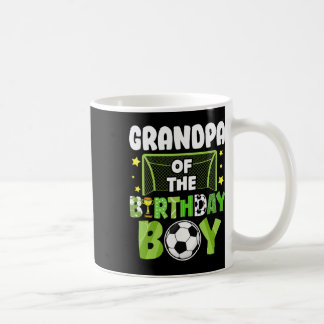 Soccer Grandpa Birthday Boy Party Soccer Family Ma Coffee Mug