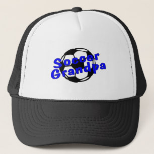 Soccer Grandpa (Blue) Trucker Hat