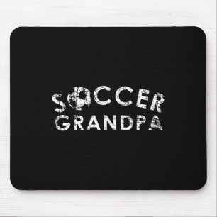 Soccer Grandpa Cool Team Player Fan Gift Mouse Pad