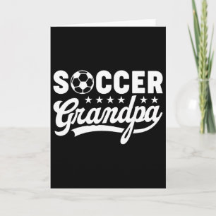 Soccer Grandpa Funny Sports Papa Vintage Humor Card