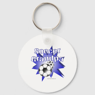 Soccer Grandpa Keychain