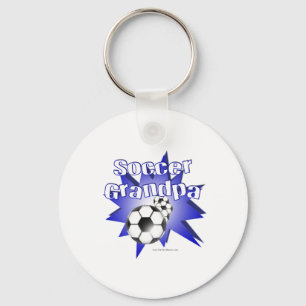 Soccer Grandpa Keychain