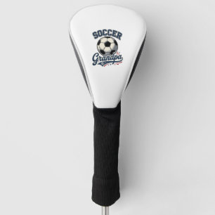 Soccer Grandpa Vintage Engraving Shirt Design_1 Golf Head Cover