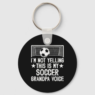 Soccer Grandpa Voice Grandpa Of A Soccer Player Gr Keychain