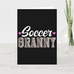 Soccer Granny Of A Soccer Player Granny Grandma Le Card