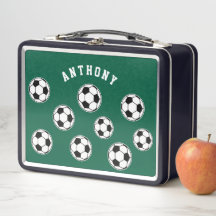 Soccer Green Personalized Kids Back to School