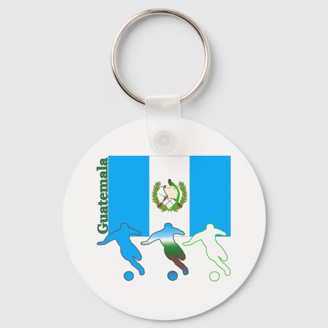 Soccer Guatemala Keychain (Front)