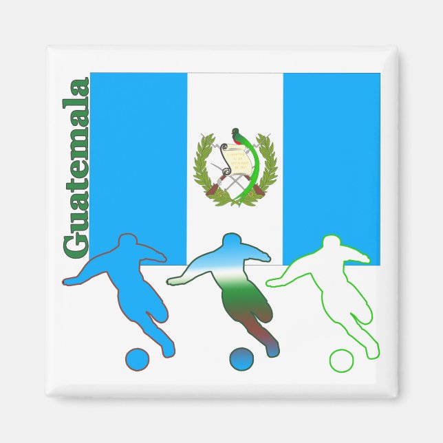 Soccer Guatemala Magnet (Front)
