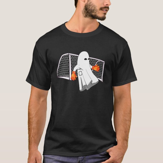 Soccer Halloween Goalkeeper Ghost Costume For Kids T-Shirt (Front)