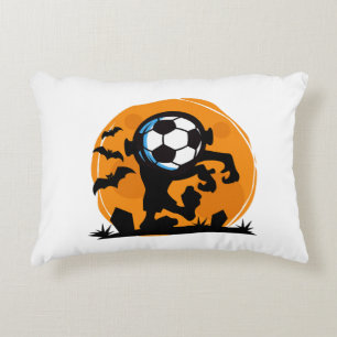 Soccer Halloween Night Accent Pillow