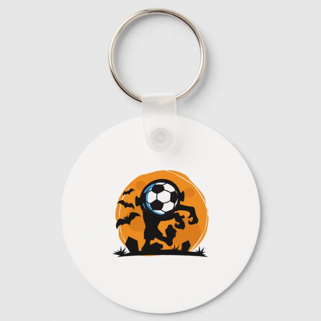 Soccer Halloween Night Keychain (Front)