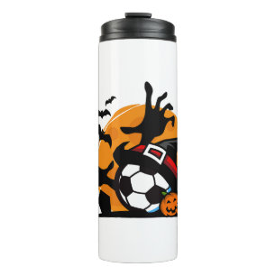 Soccer Halloween Night Thermal Tumbler
