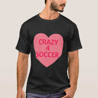 Soccer - Heart Love Valentines Day Personalized Ca T-Shirt