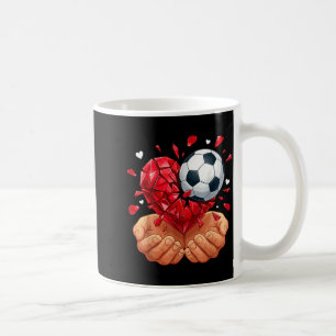 Soccer Heart Valentines Day  Coffee Mug