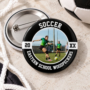 Soccer High School Senior Night 2 Inch Round Button