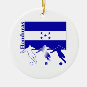 Soccer Honduras Ceramic Ornament