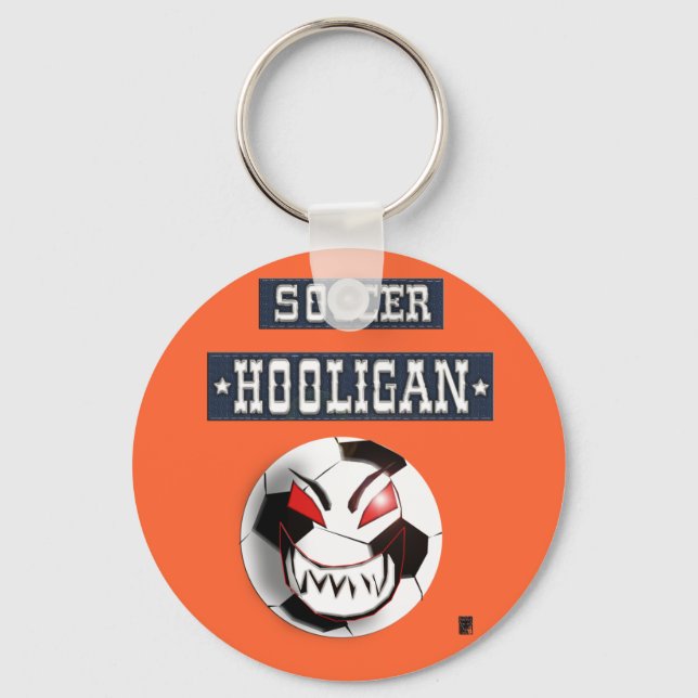 soccer hooligan keychain (Front)