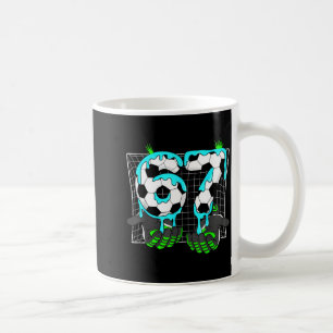 Soccer Ice Cream Drip 67 Hands Sports Six Seven Me Coffee Mug