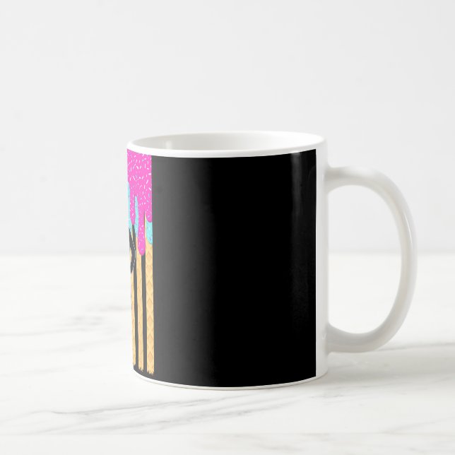 Soccer Ice Cream Drip Boys Youth Players Fan Ameri Coffee Mug (Right)