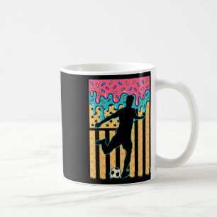 Soccer Ice Cream Drip Boys Youth Players Fan Ameri Coffee Mug