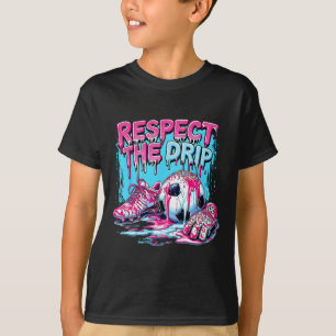 Soccer Ice Cream Sprinkles Theme Youth Respect The T-Shirt