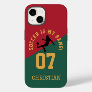 Soccer Is My Game   Sports Team Jersey-Inspired Case-Mate iPhone 14 Case