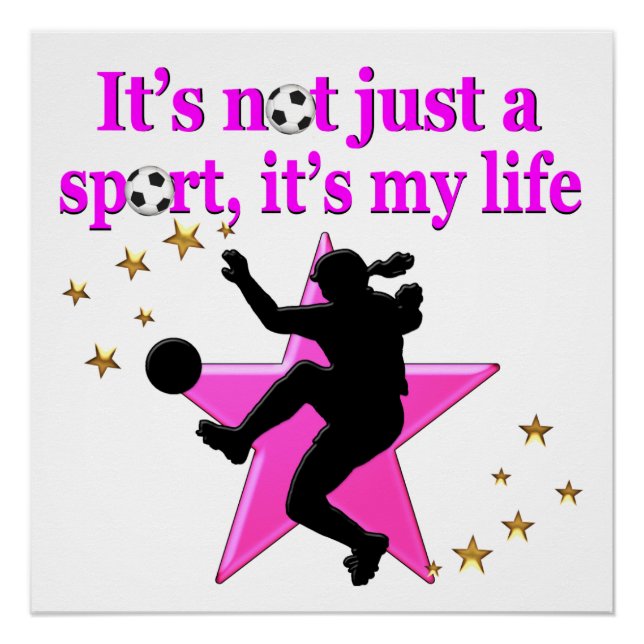 SOCCER IS MY LIFE POSTER (Front)
