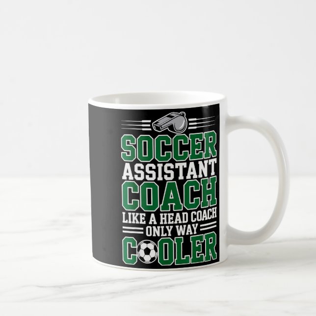 Soccer Istant Coach Like A Head Coach Only Way Coo Coffee Mug (Right)