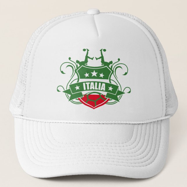 soccer ITALIA Trucker Hat (Front)